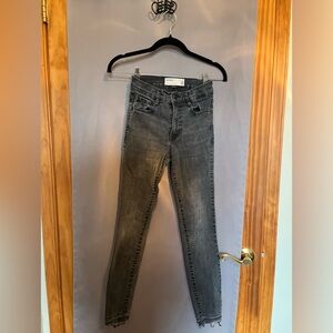 Garage Charcoal Skinny Jean